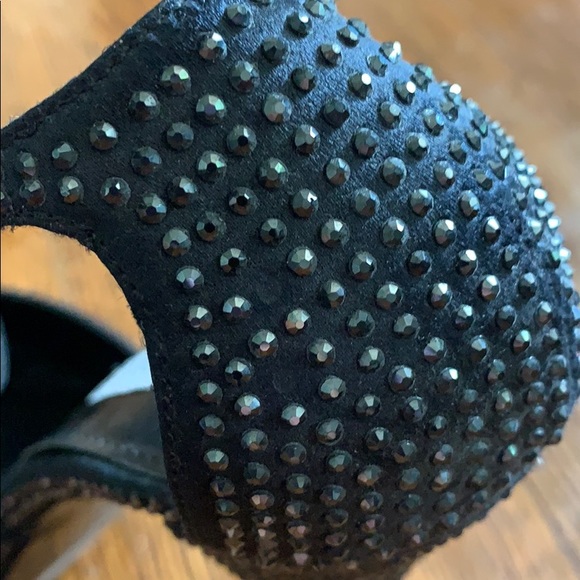 Steve Madden black rhinestone heels  size 8.5 - Picture 6 of 8